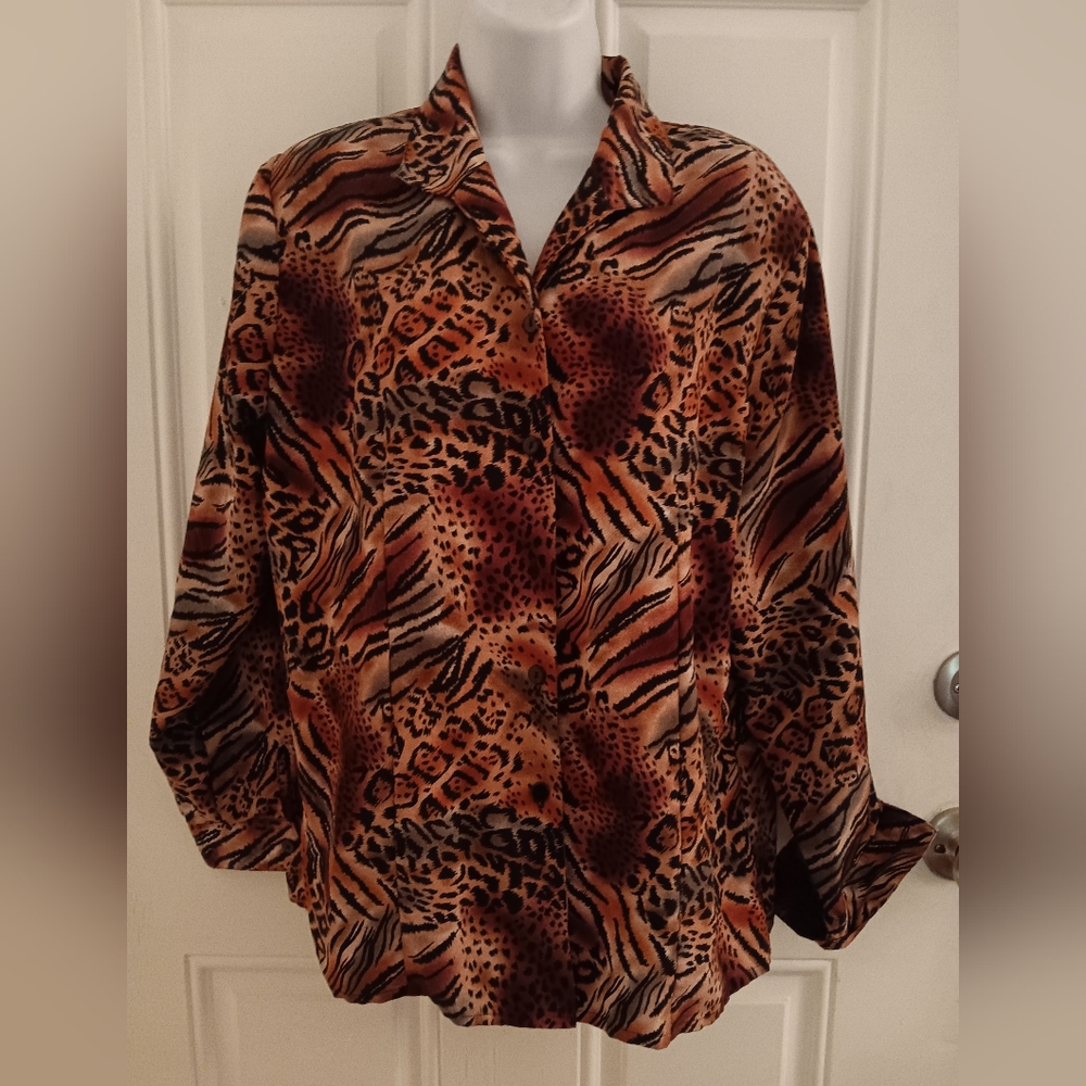 ANNA MULTI-COLORED ANIMAL PRINT  L